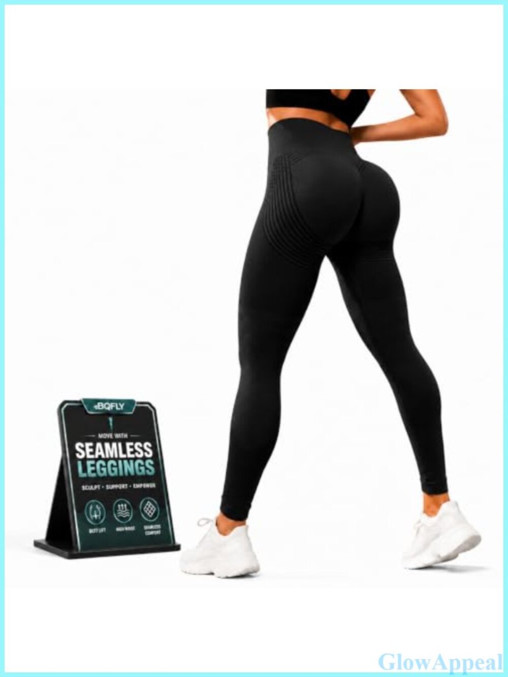 Scrunch Butt Leggings High Waist Tummy Control Push Up Gym Fitness